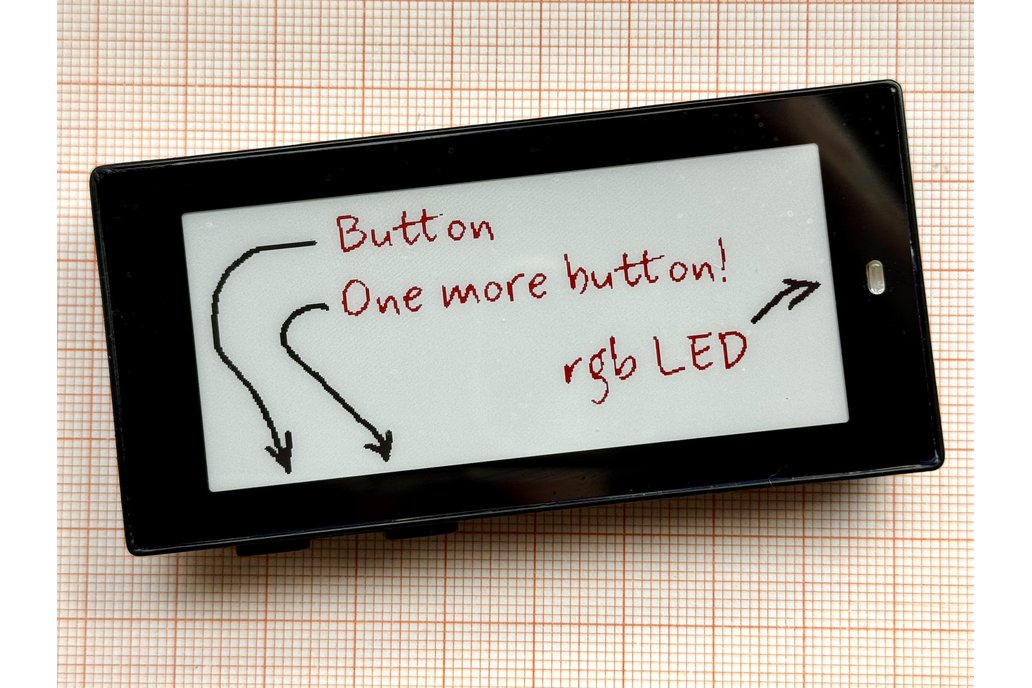OpenEPaperLink 2.9" epaper tag with buttons 1