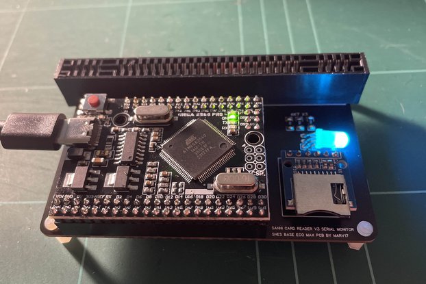 Snes DUMPER , minimal sanni card reader design