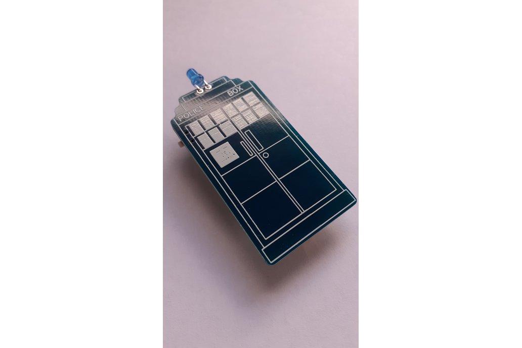 Dr. Who inspired LED badge 1
