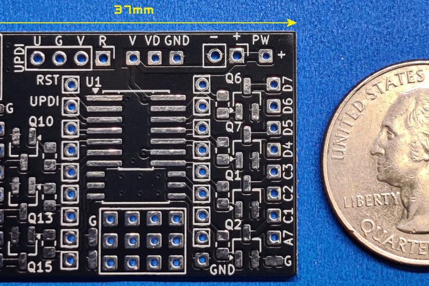 AVR SOIC20 Development Board