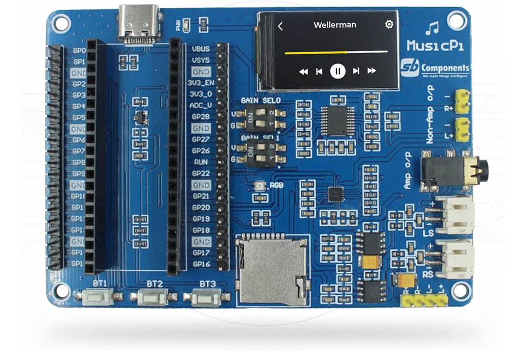 MusicPi Audio Expansion Board Pi Pico based 1