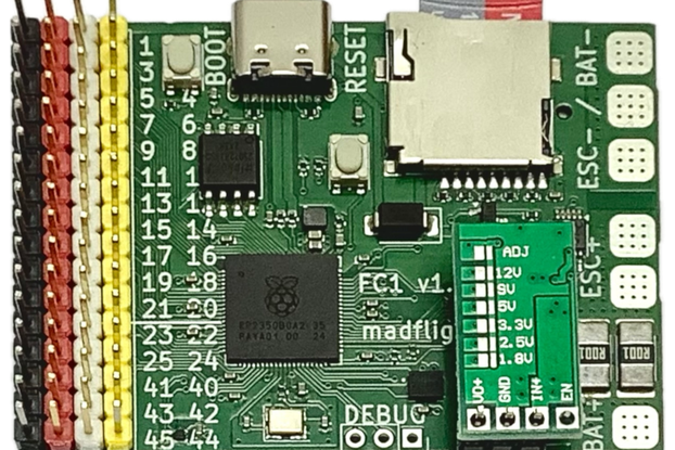 Flight Controller Raspberry Pi RP2350B