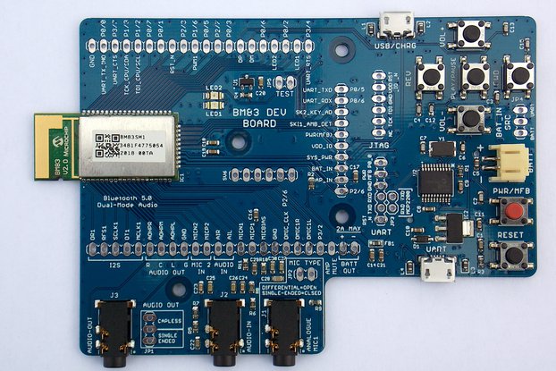 BM83 Bluetooth 5.0 Dual-Mode Development Board