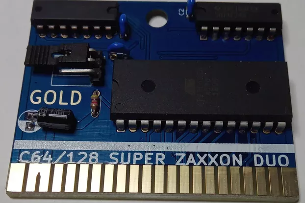 Super Zaxxon Duo cartridge for C64/C128