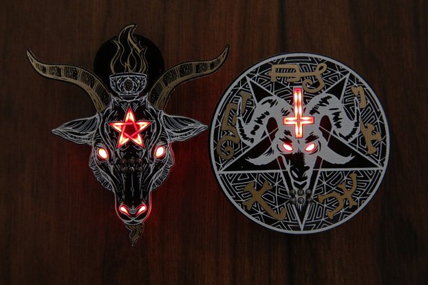 Satanic SAOs- Baphomet & Devil's Trap