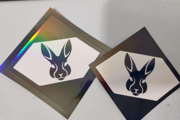 Rabbit-Labs - Hazard Rabbit Logo Sticker