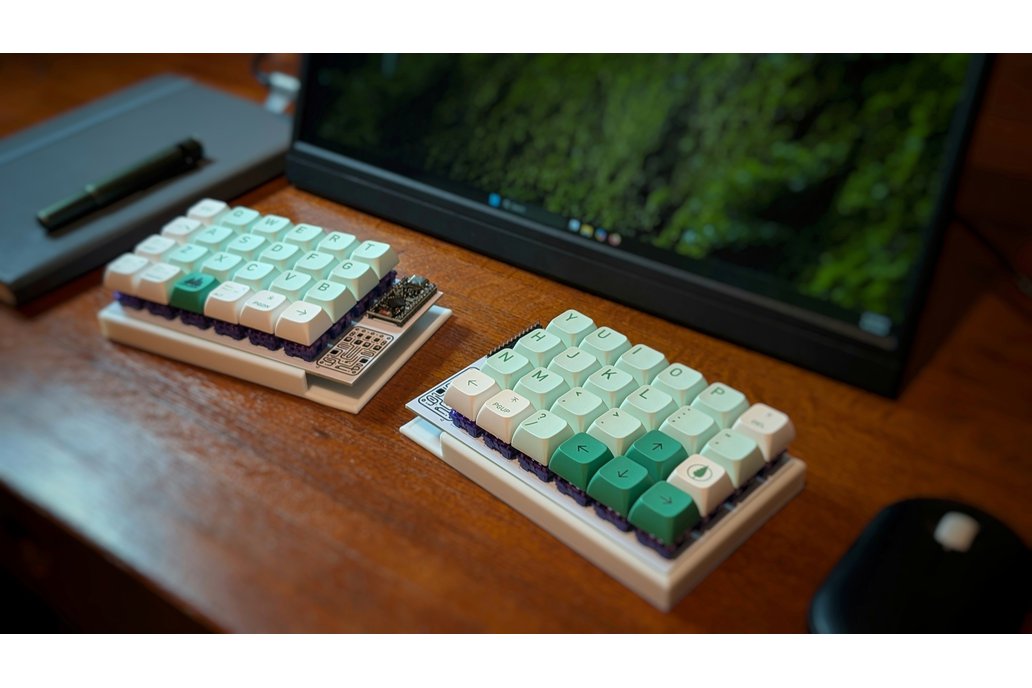 Biba40 Split Mechanical Keyboard – Bluetooth, ZMK 1