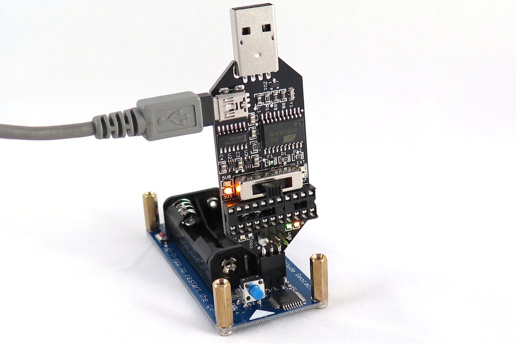 USBtinyISP AVR ATTiny programmer 5V, 3.3V, 2.7V from FemtoCow on Tindie