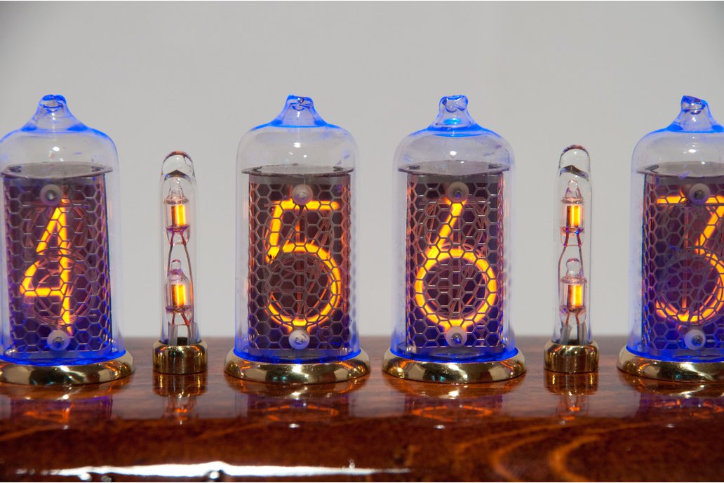 Steampunk style Nixie Clock on IN82 nixies from Andrey on Tindie