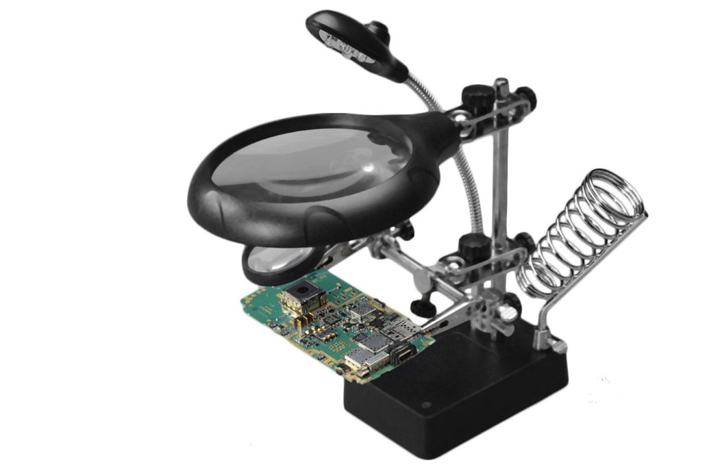 LED PCB Soldering Magnifier Stand 1
