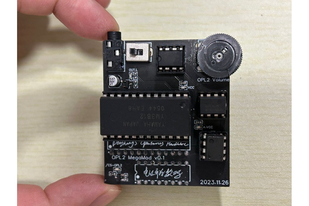 OPL2 MegaMod - Tiny YM3812/3526 Music Module 1