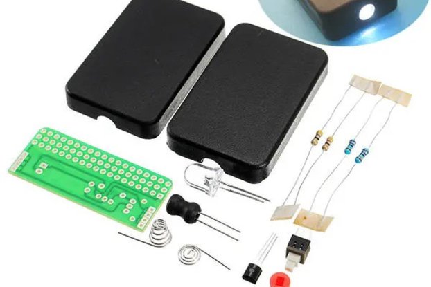 Simple Flashlight Circuit Board Electronic Kit