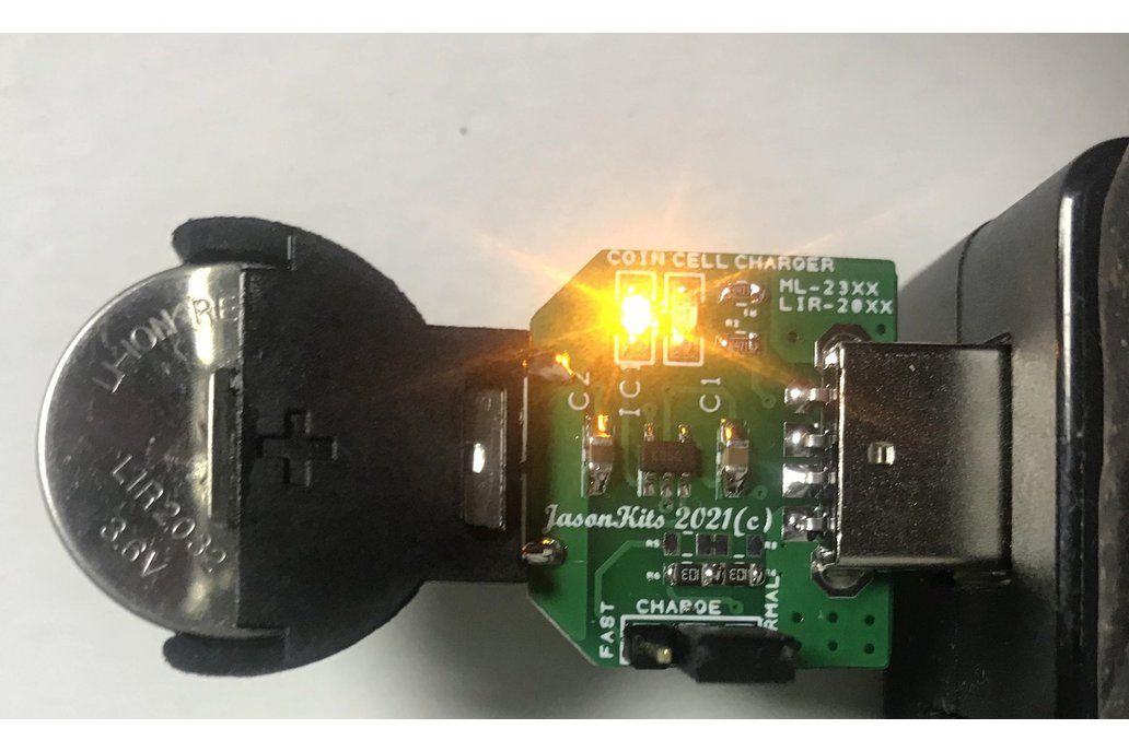 USB Coin Cell Charger LIR2032 /MIR2032 LIPO 1