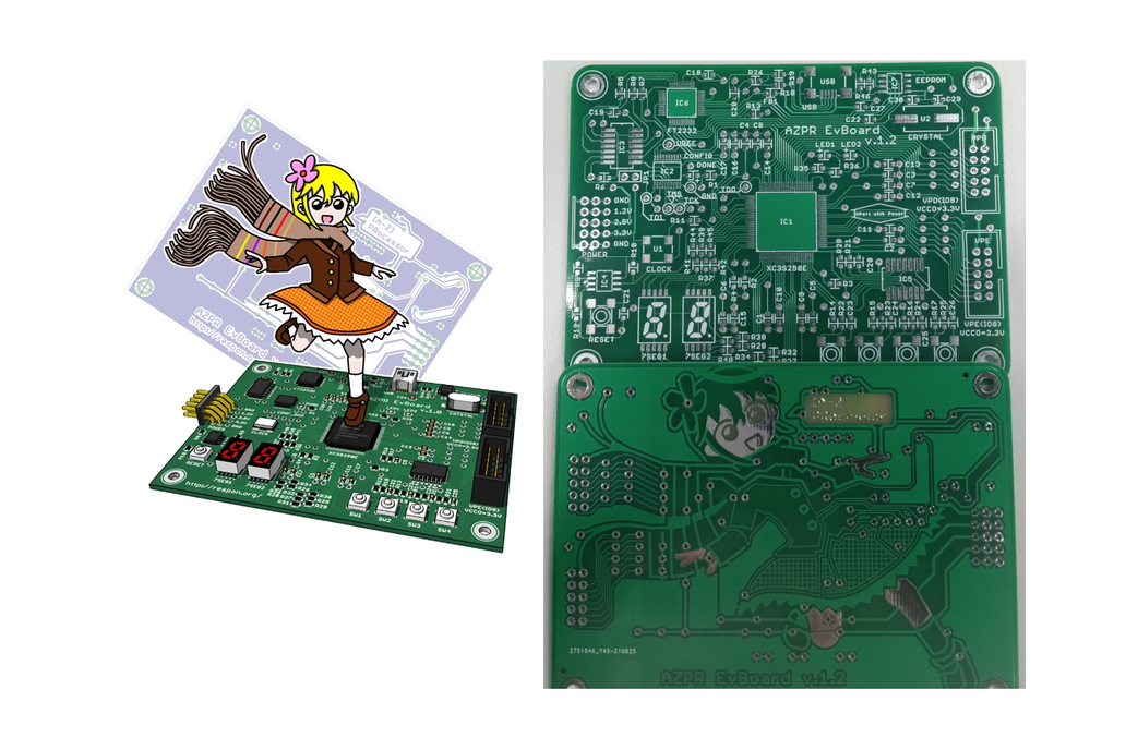 AZPR EvBoard – FPGA Development Board Artwork 1