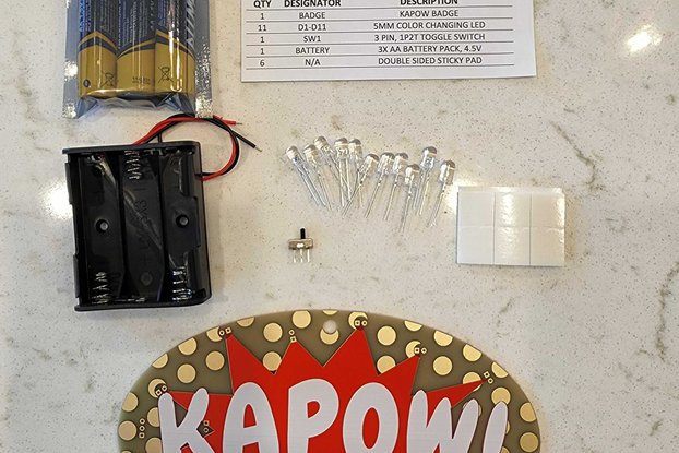 KAPOW! Badge from SEC@DEF CON 30 - LIMITED SUPPLY
