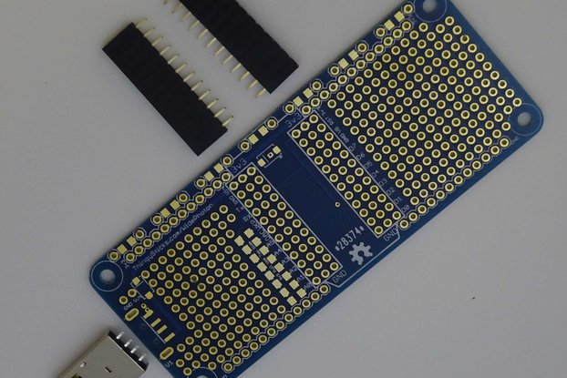 Prototype PCB for Particle Photon (Wide)