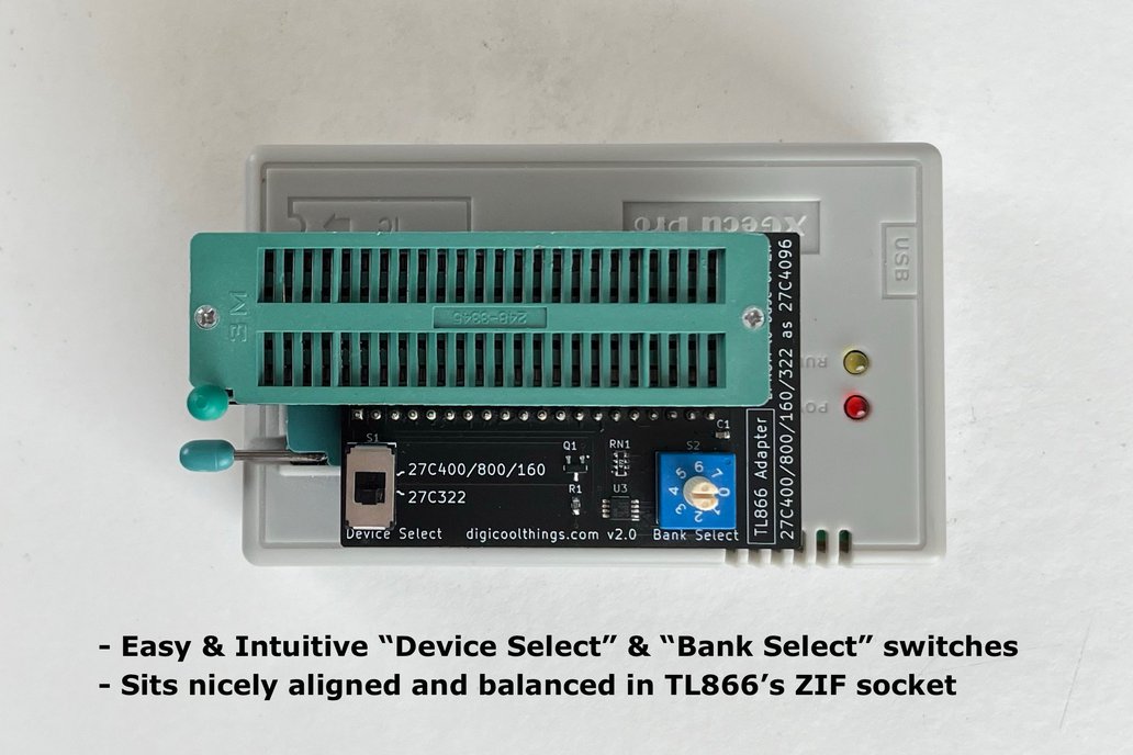 TL866 Plus MiniPro Adaptateur EPROM Adapter 27C322 27C160 27C800 27C400 - Foto 2