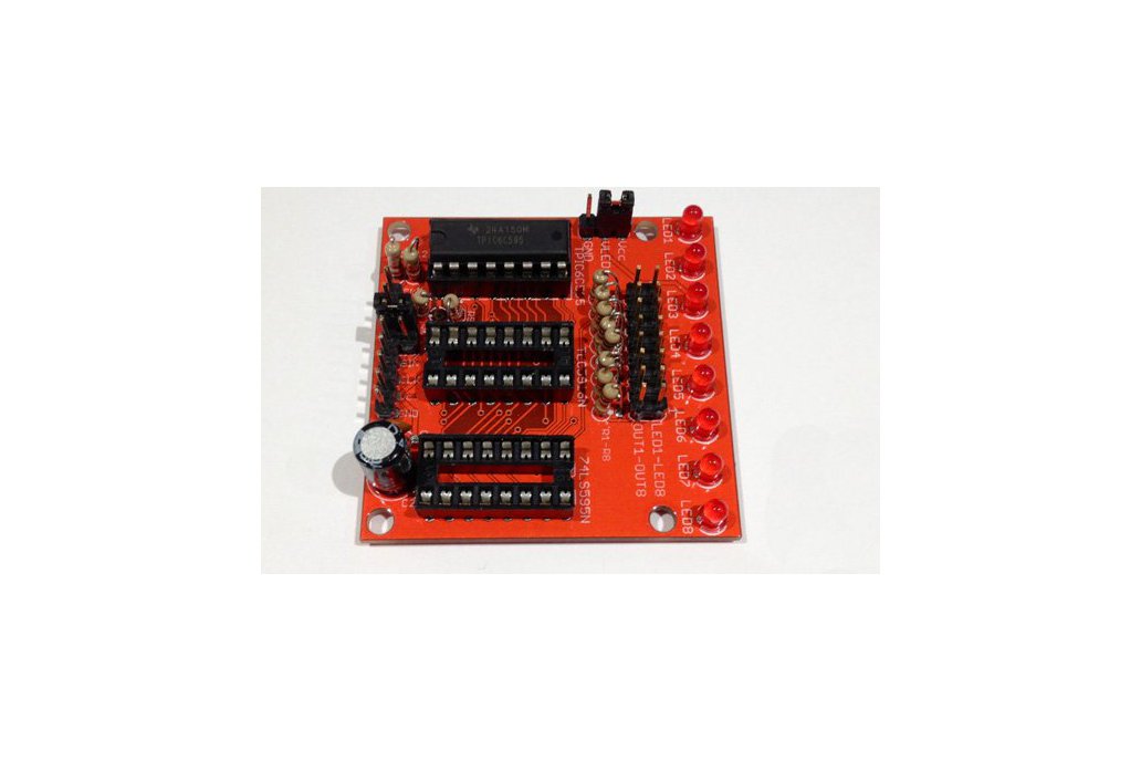 Shift register experimenter's board (PCB) 1