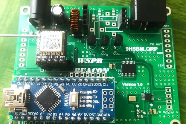 QRP WSPR Beacon with GPS