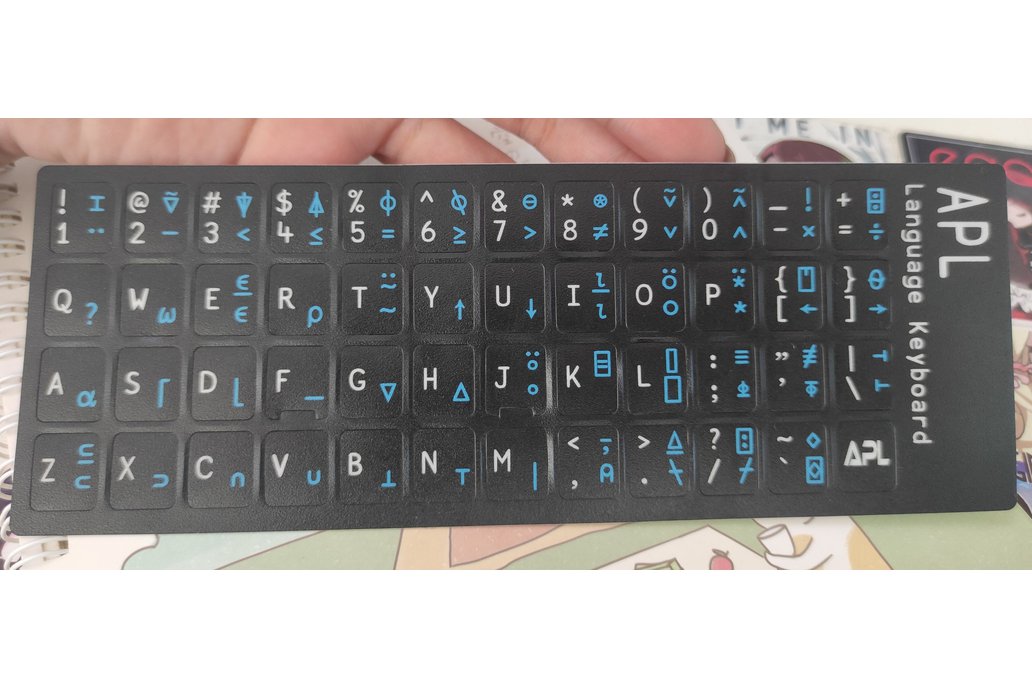 APL Keyboard Symbol Sticker Set 1