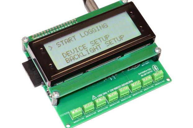 8 Channel Temperature Datalogger SD CARD DS18B20