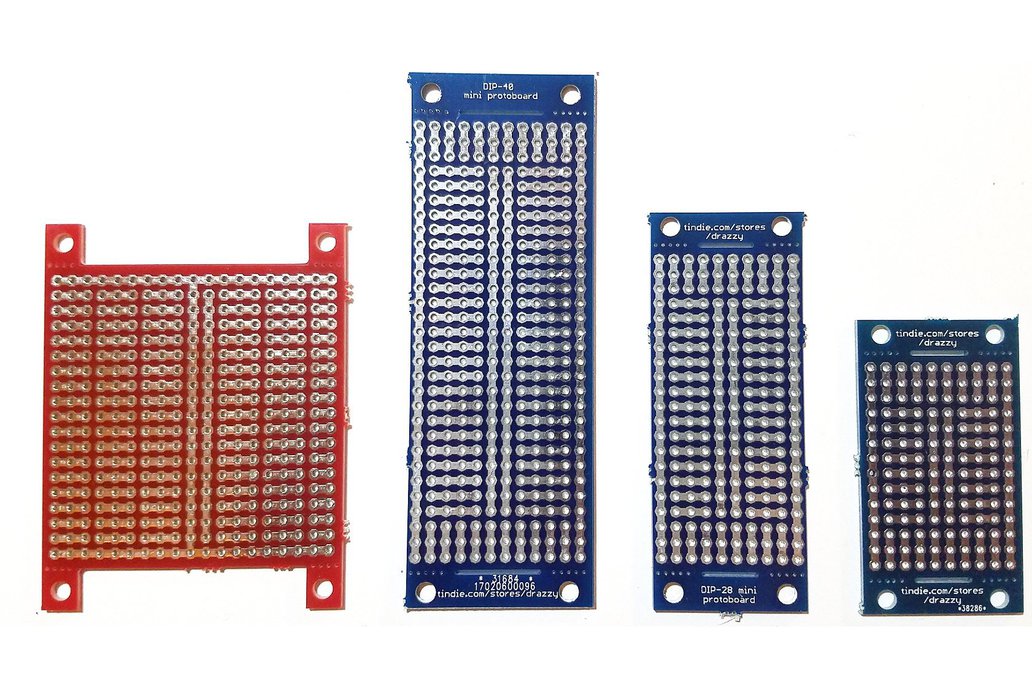 Prototyping board with breakaway mounting tabs 1