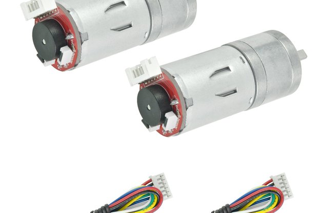 2PCS Hall Encoder Geared Motor