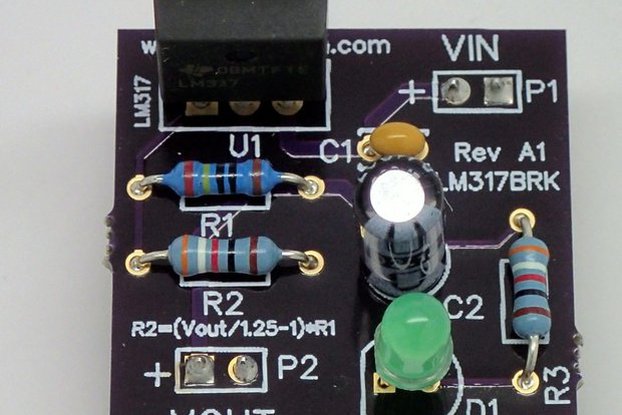 LM317 power supply kit, Arduino pre-regulator