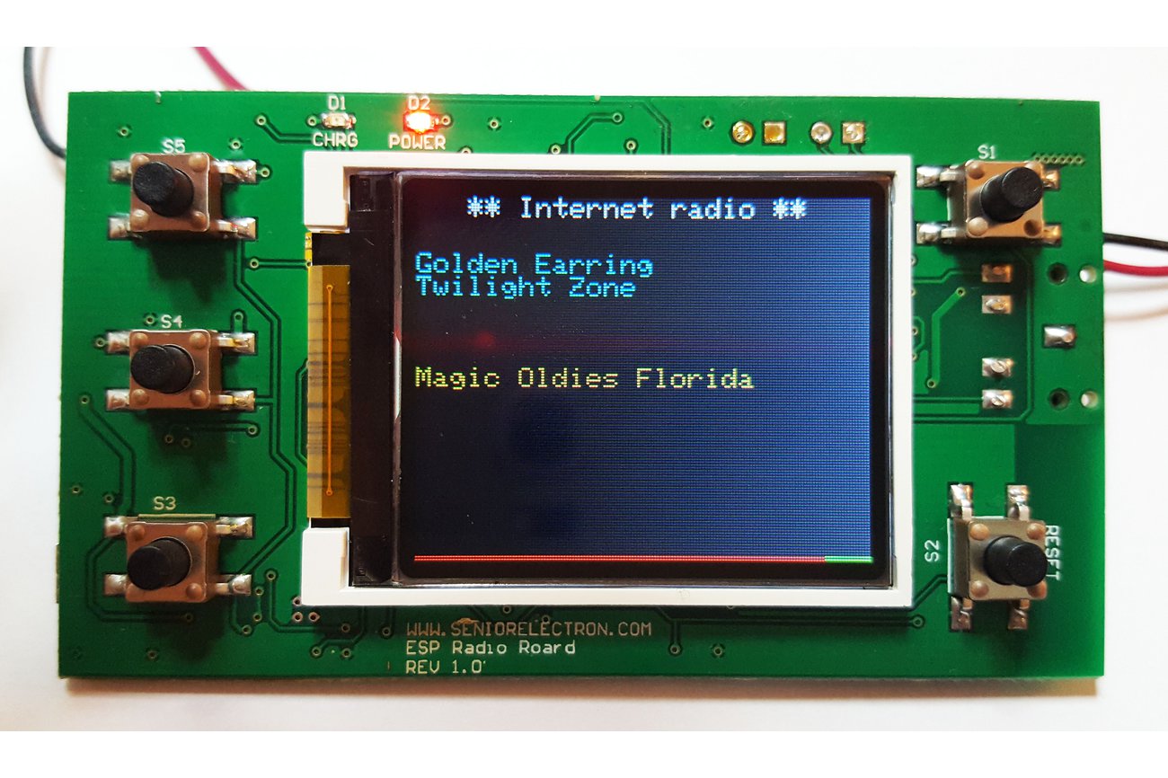ESP8266 Radio from Senior Electron Llc on Tindie