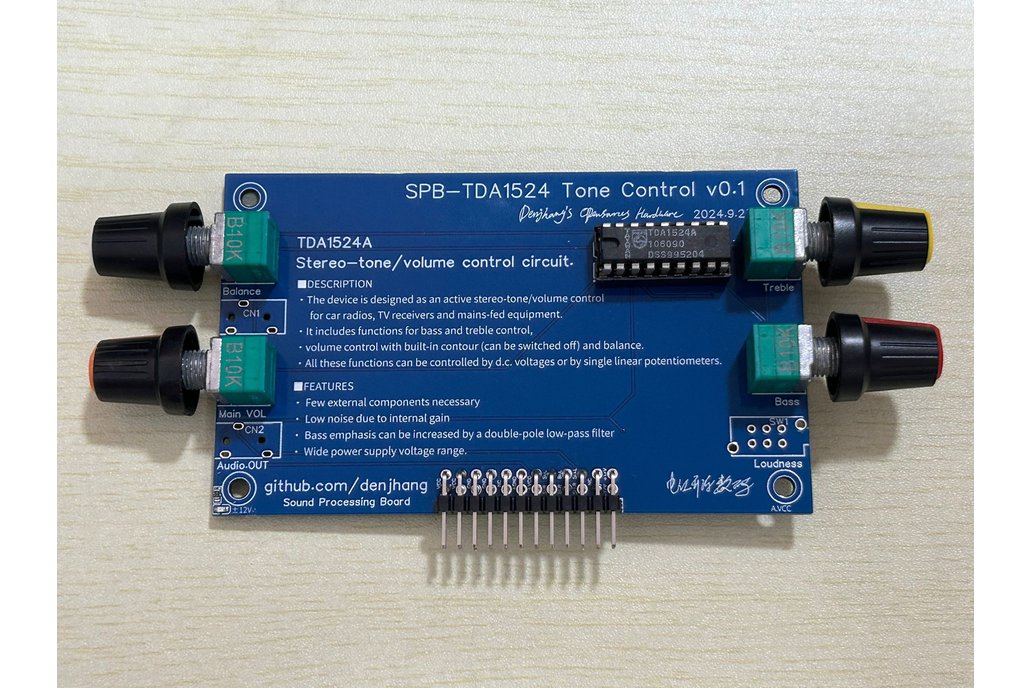 SPB-TDA1524 Tone Control Board 1