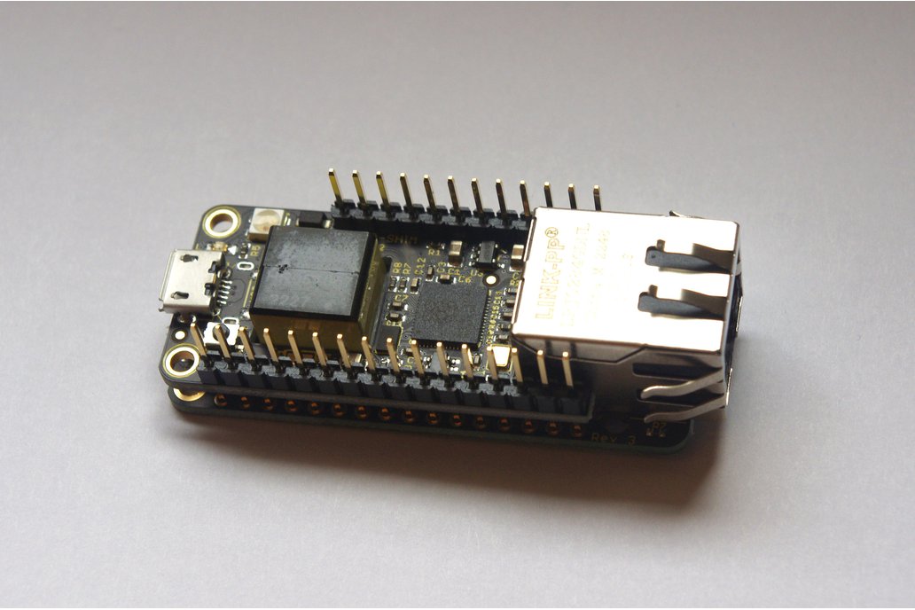 RP2040-Shim Board - Compact PoE FeatherWing Compatible With Horizontal USB