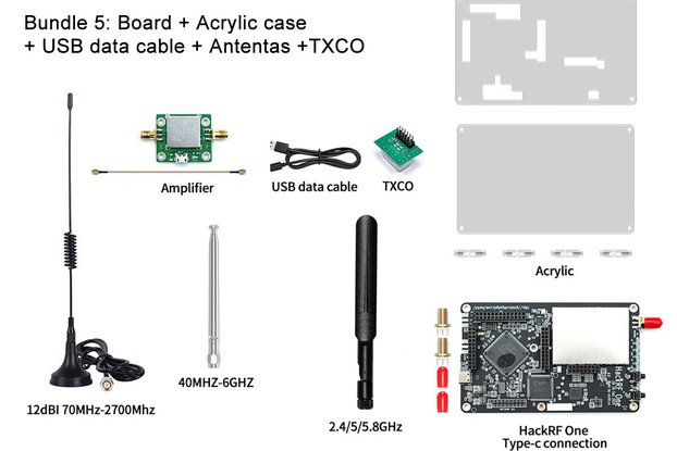 HackRF One Clifford 2025 R10+ and Accessories