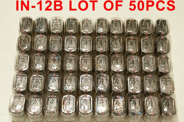 50 pcs Used and tested Nixie Tubes IN-12B