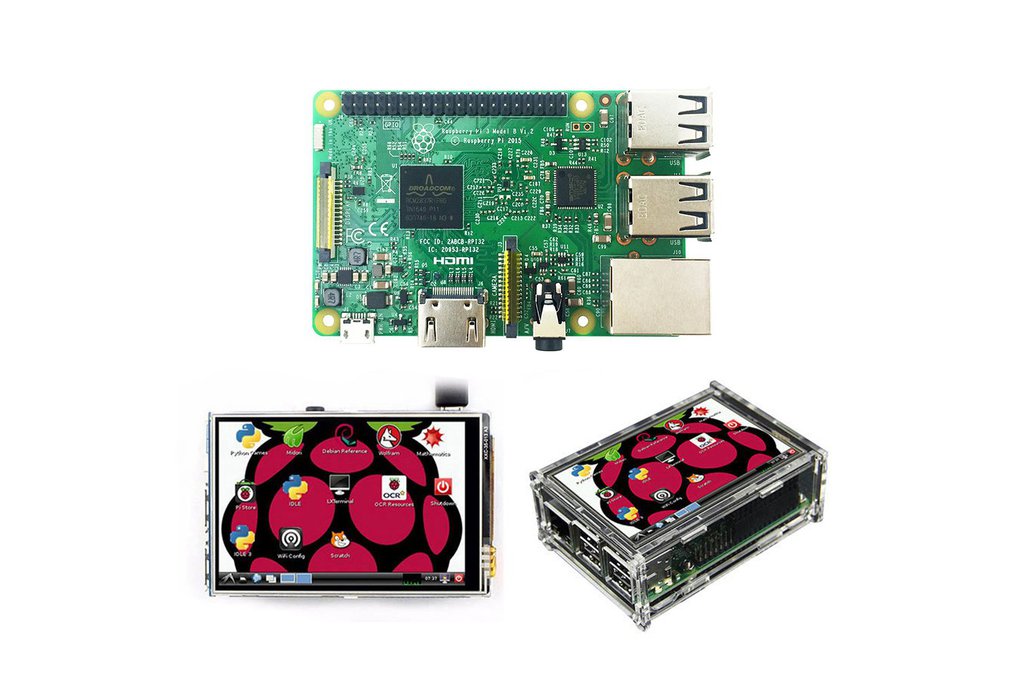 Raspberry Pi 3 Model B + 3.5" Display Kit 1