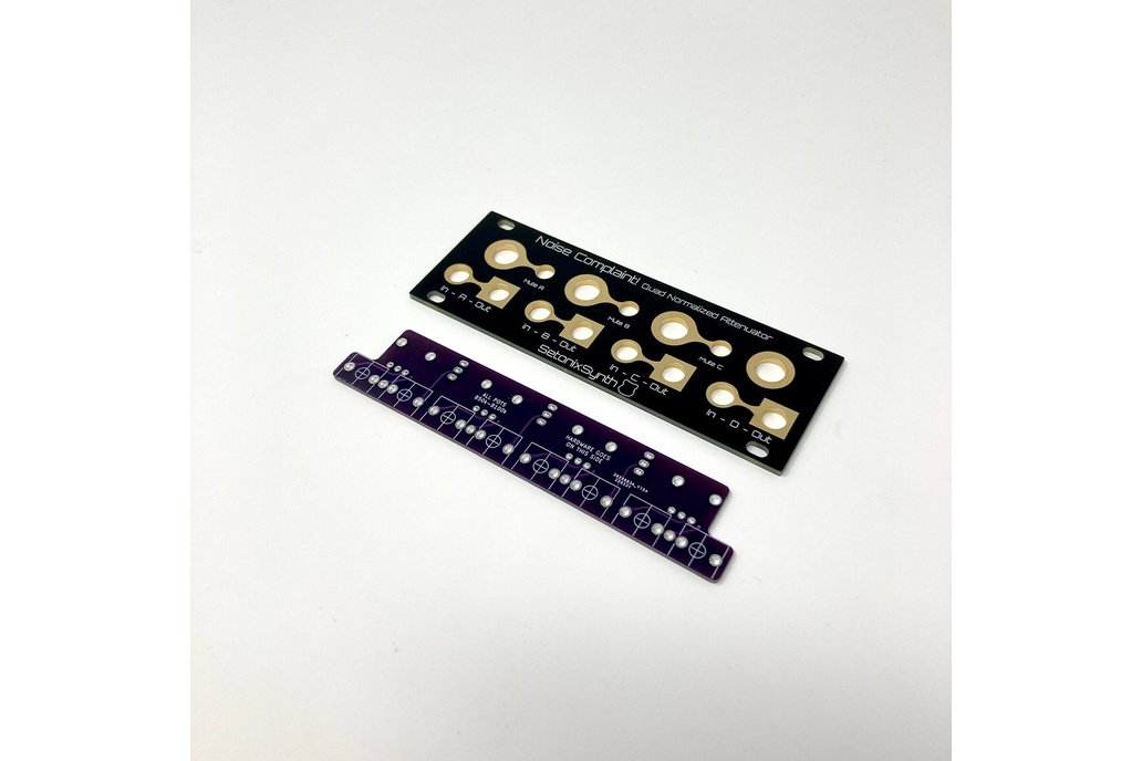 SetonixSynth Noise Complaint Panel/PCB 1