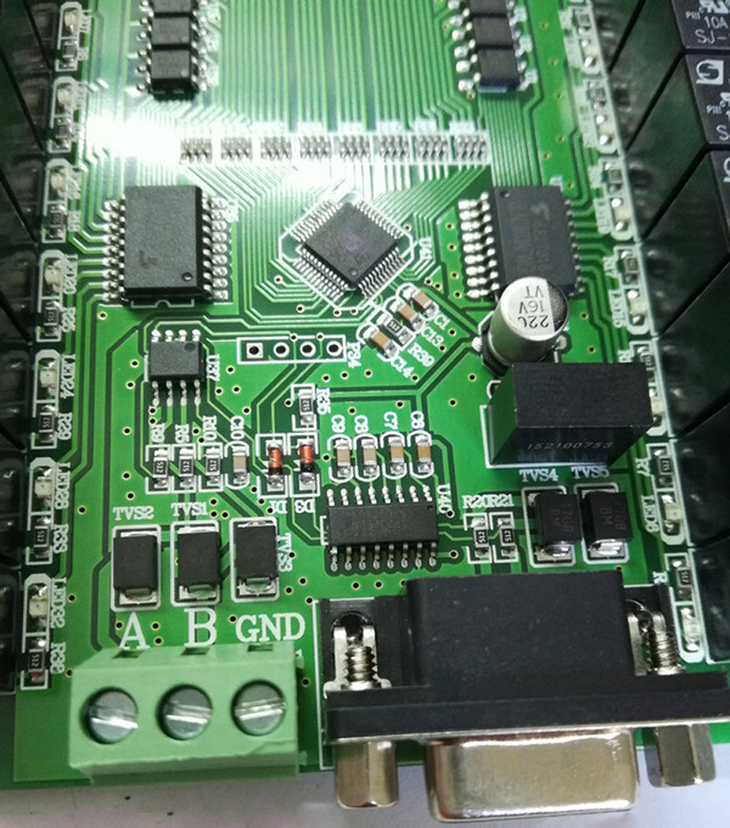RS232/RS485 32 way control relay module IO board from EASYLIFE on Tindie