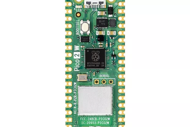 Raspberry Pi Pico 2W Microcontroller RP2350 Dual