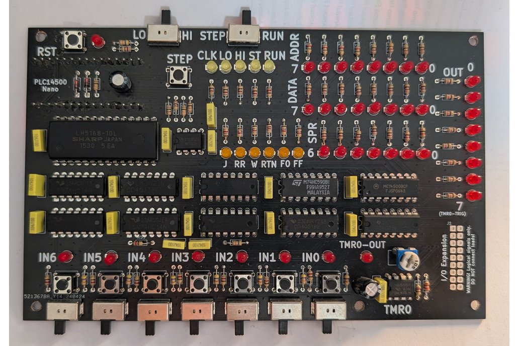 PLC14500-Nano 1-bit Single Board Computer REV.D 1