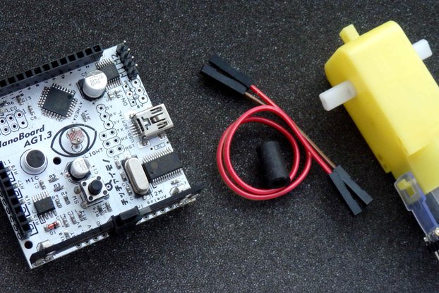 NanoBoard Scratch sensor board+motor+LEGO joint