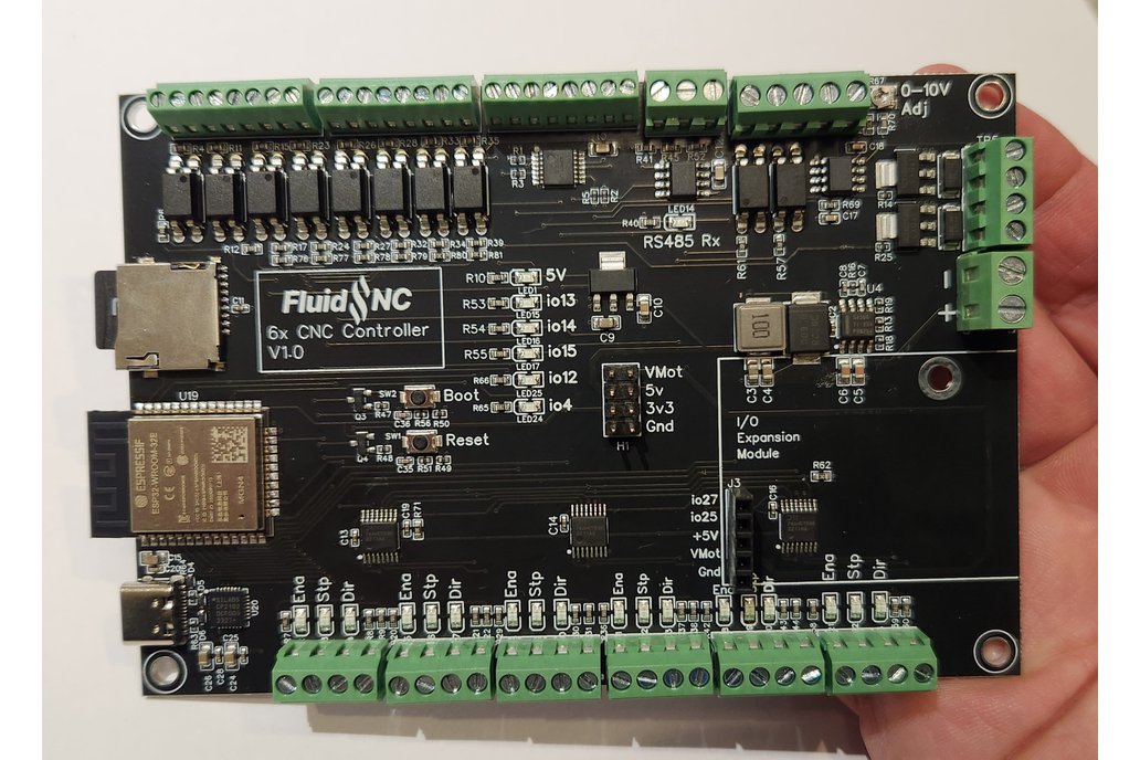 6x CNC Controller for FluidNC (integrated ESP32) 1