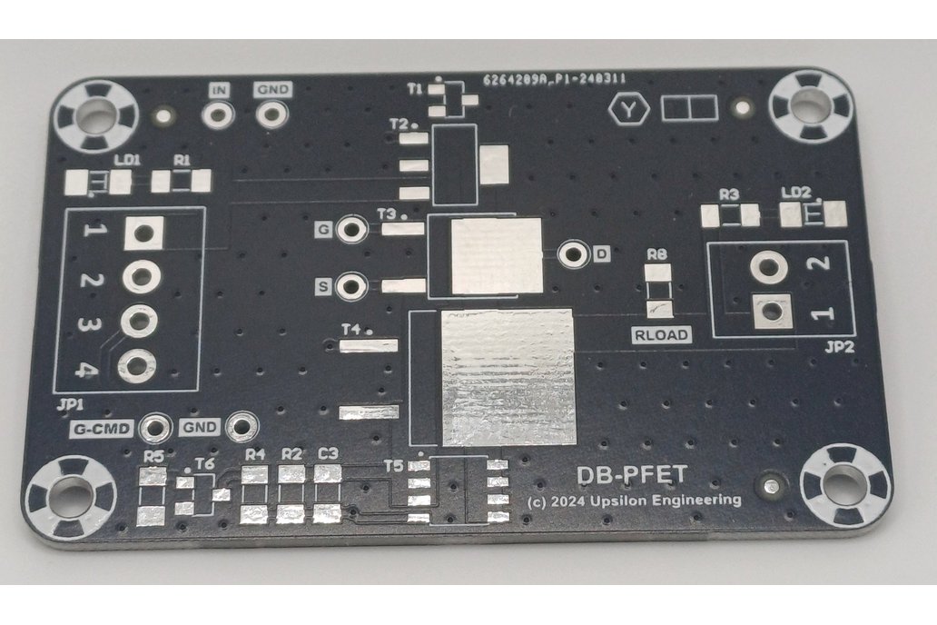 Testboard for PFET transistors 1