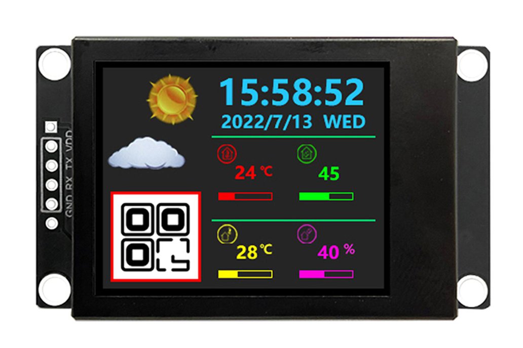 UART 1.8in TFT LCD Display Screen 1