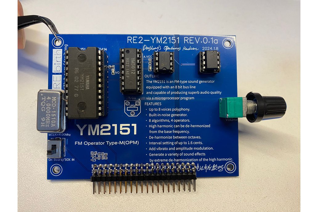 RE2-YM2151 - Project RE:birth 2nd Sound Card 1