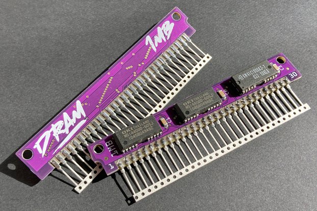 PurpleRAM 2MB (1MB x 2) parity 30pin DRAM SIPP kit