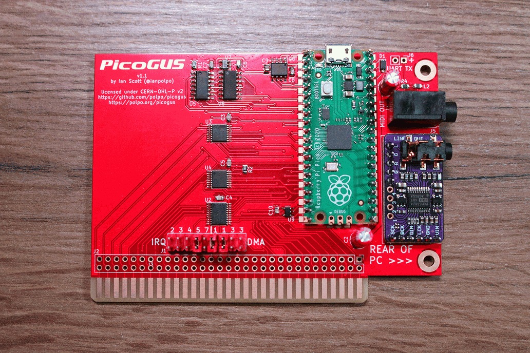 PicoGus - Gravis UltraSound Emulation Adlib tandy 1