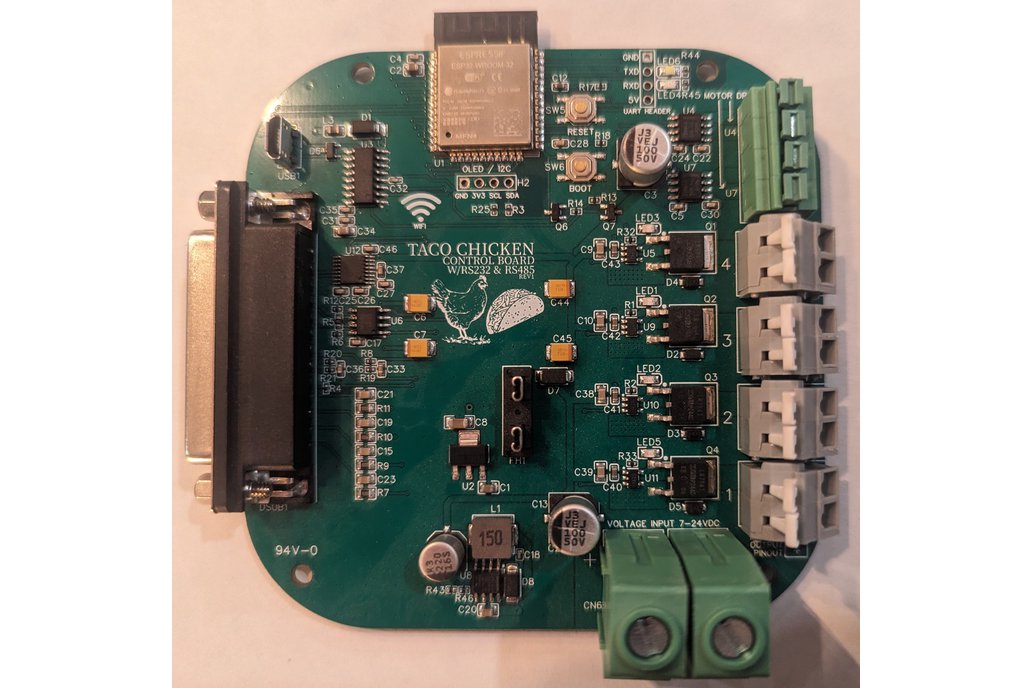 Taco Chicken RS232/RS485 ESP32 Control Board 1