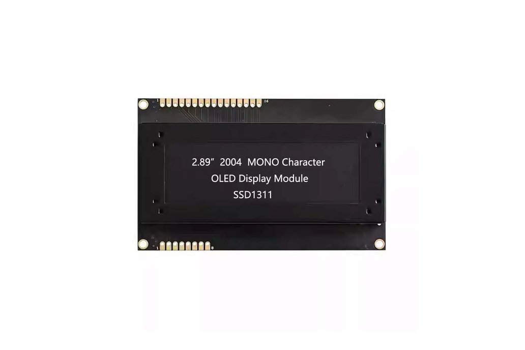 SPI I2C 2.89" 20 Characters x 4 Lines OLED Display 1