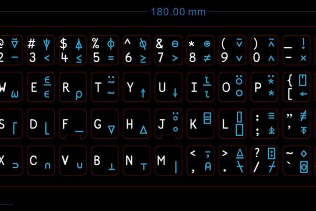 APL Keyboard Symbol Sticker Set