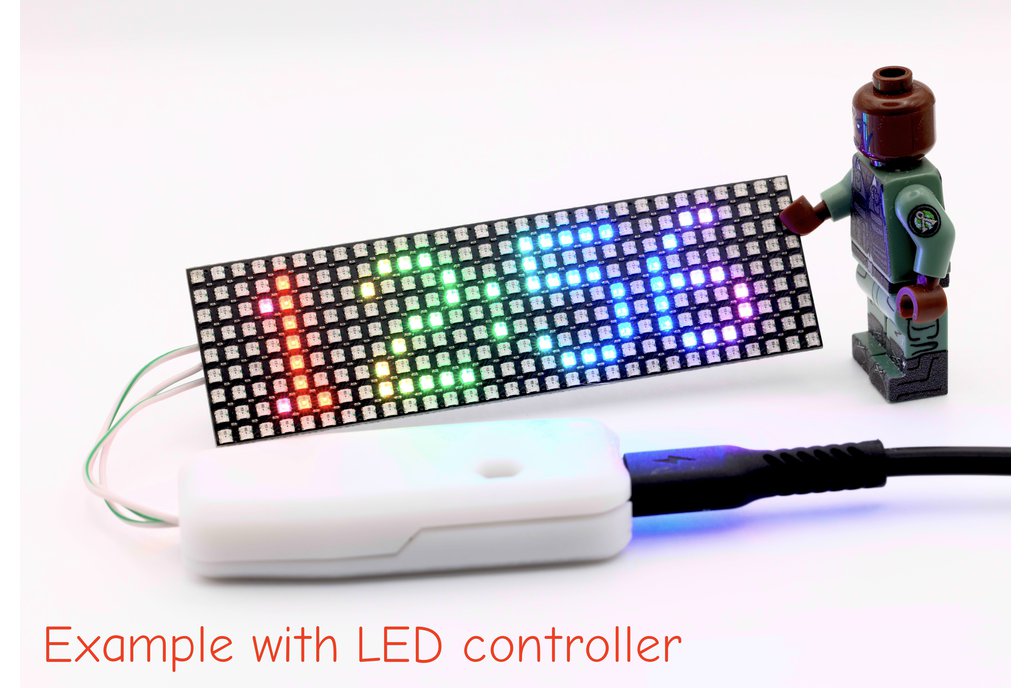 Stackable 30x9 (270 LED) WS2812 grid (2.54mm) 1