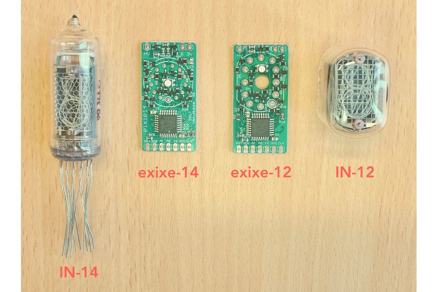 exixe: Miniture Nixie Tube Driver Modules from dekuNukem on Tindie